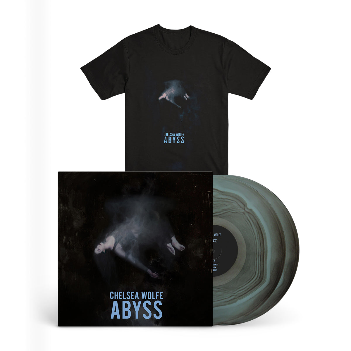 CHELSEA WOLFE "Abyss - Album Cover" 2xLP + T-Shirt Bundle