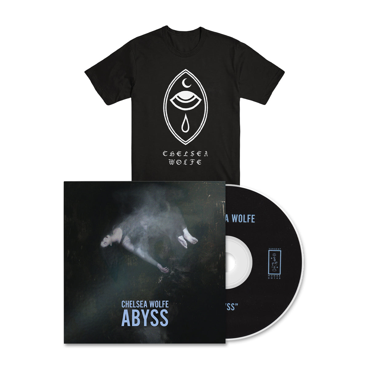 CHELSEA WOLFE "Abyss - Crying Eye" CD + T-Shirt Bundle