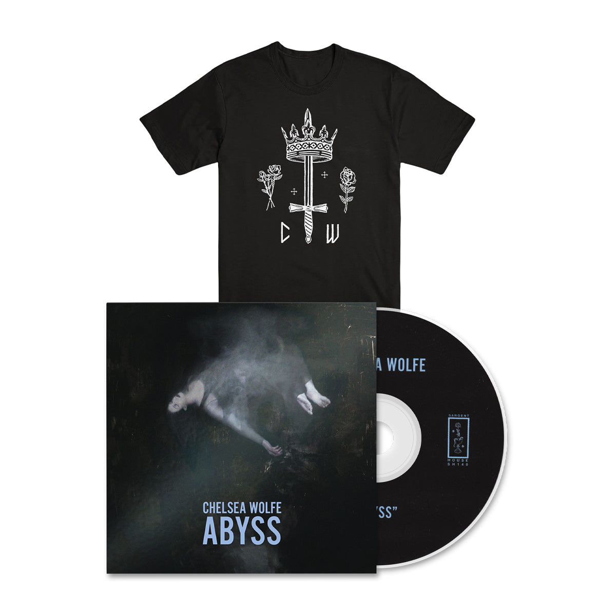 CHELSEA WOLFE "Abyss - Queen Of Swords" CD + T-Shirt Bundle