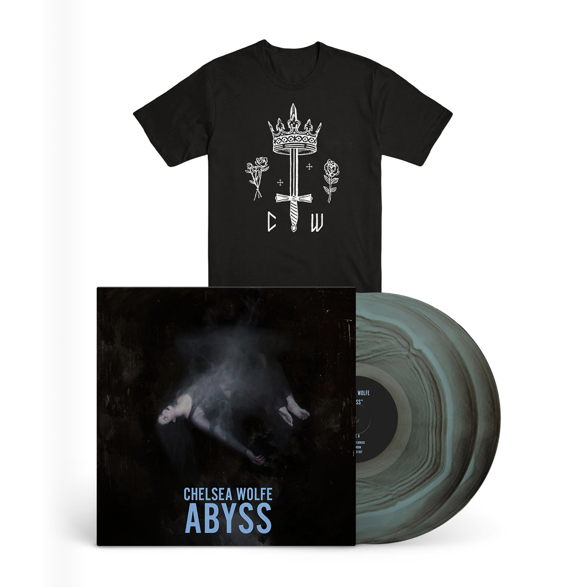 CHELSEA WOLFE "Abyss - Queen Of Swords" 2xLP + T-Shirt Bundle