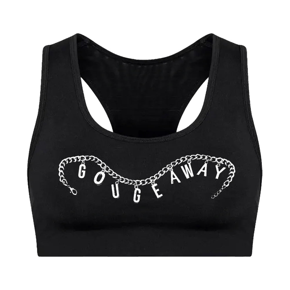 GOUGE AWAY "Logo" Sports Bra