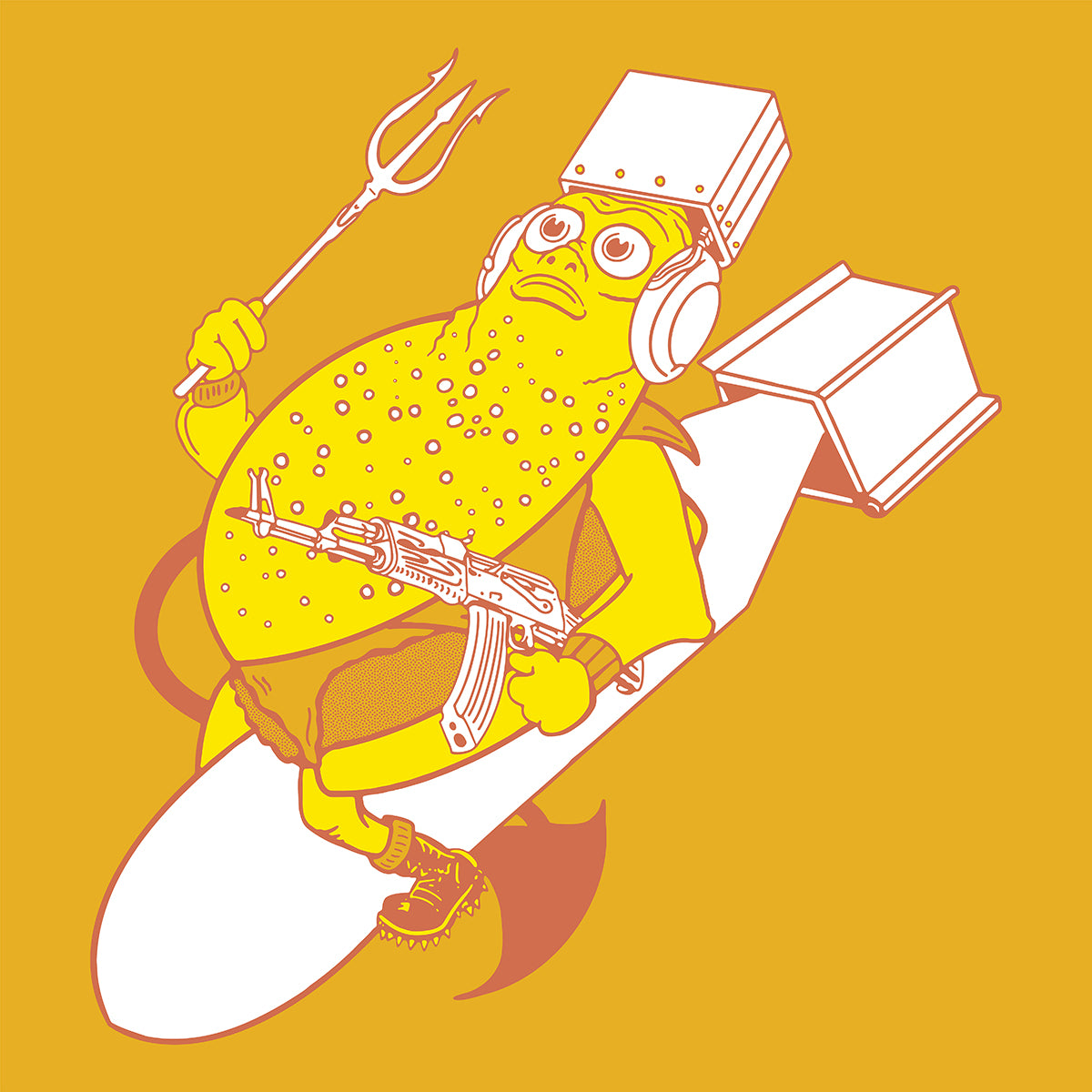RICKSHAW BILLIE'S BURGER PATROL "Big Dumb Riffs" LP