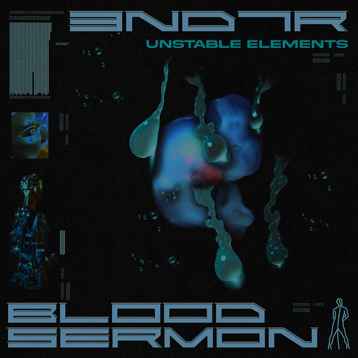 3ND7R/BLOOD SERMON &quot;Unstable Elements&quot; Split 12&quot; EP