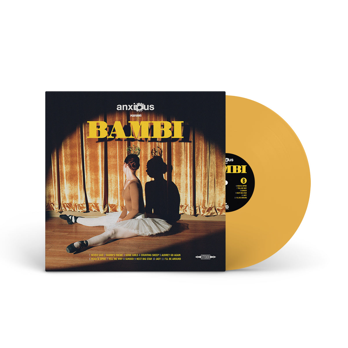 ANXIOUS &quot;Bambi&quot; LP YELLOW