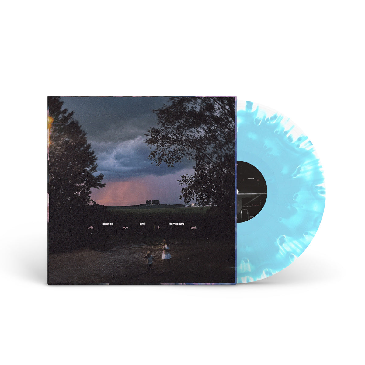 BALANCE AND COMPOSURE &quot;With You In Spirit&quot; LP CLOUDY BABY BLUE