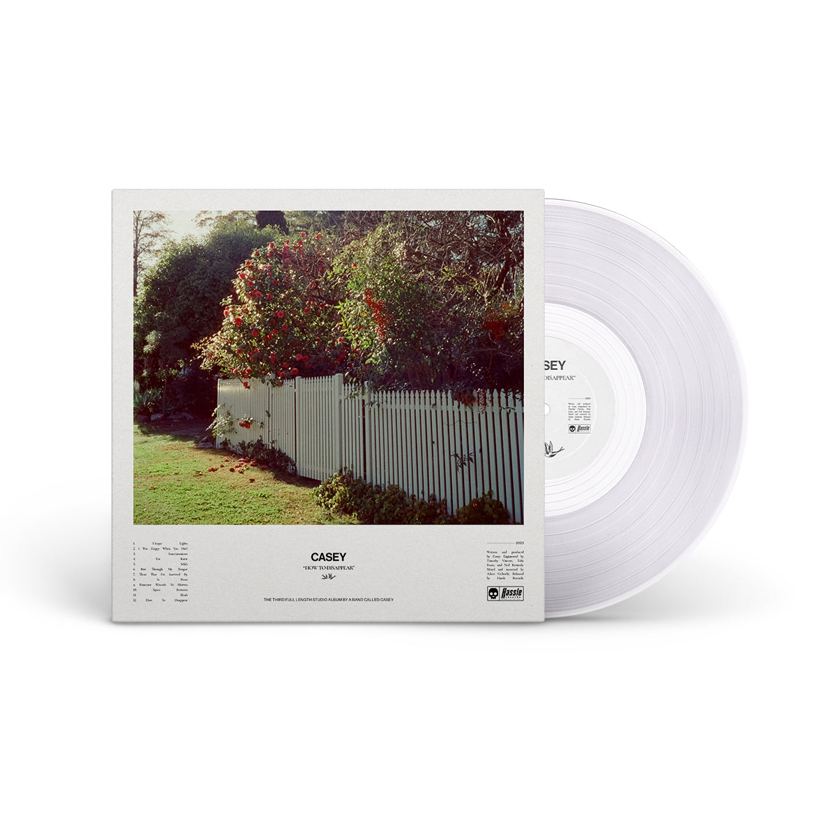 CASEY &quot;How To Disappear (Alternate Cover)&quot; LP CLEAR
