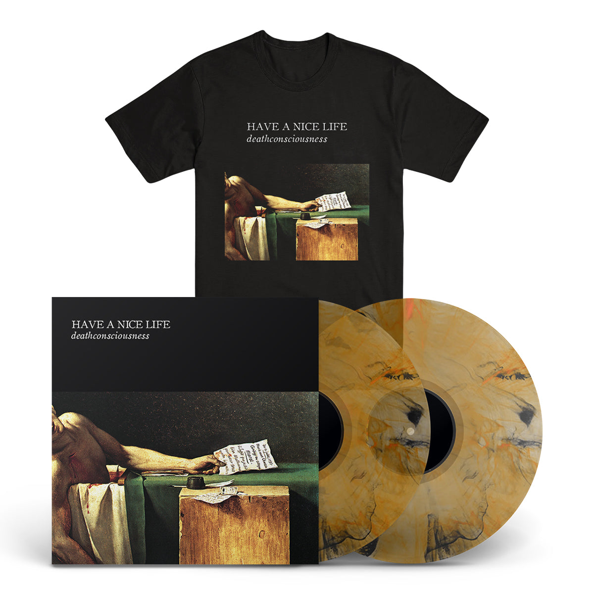 HAVE A NICE LIFE &quot;Deathconsciousness&quot; 2xLP + T-Shirt Bundle