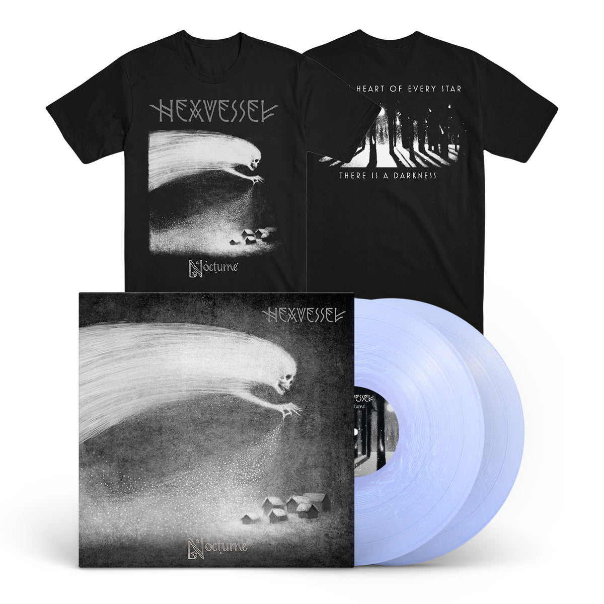 HEXVESSEL &quot;Nocturne&quot; 2xLP + T-Shirt Bundle