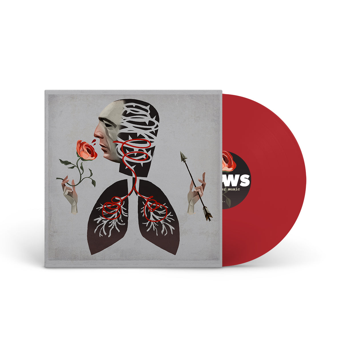 HOT WATER MUSIC &quot;Vows&quot; LP CHERRY RED