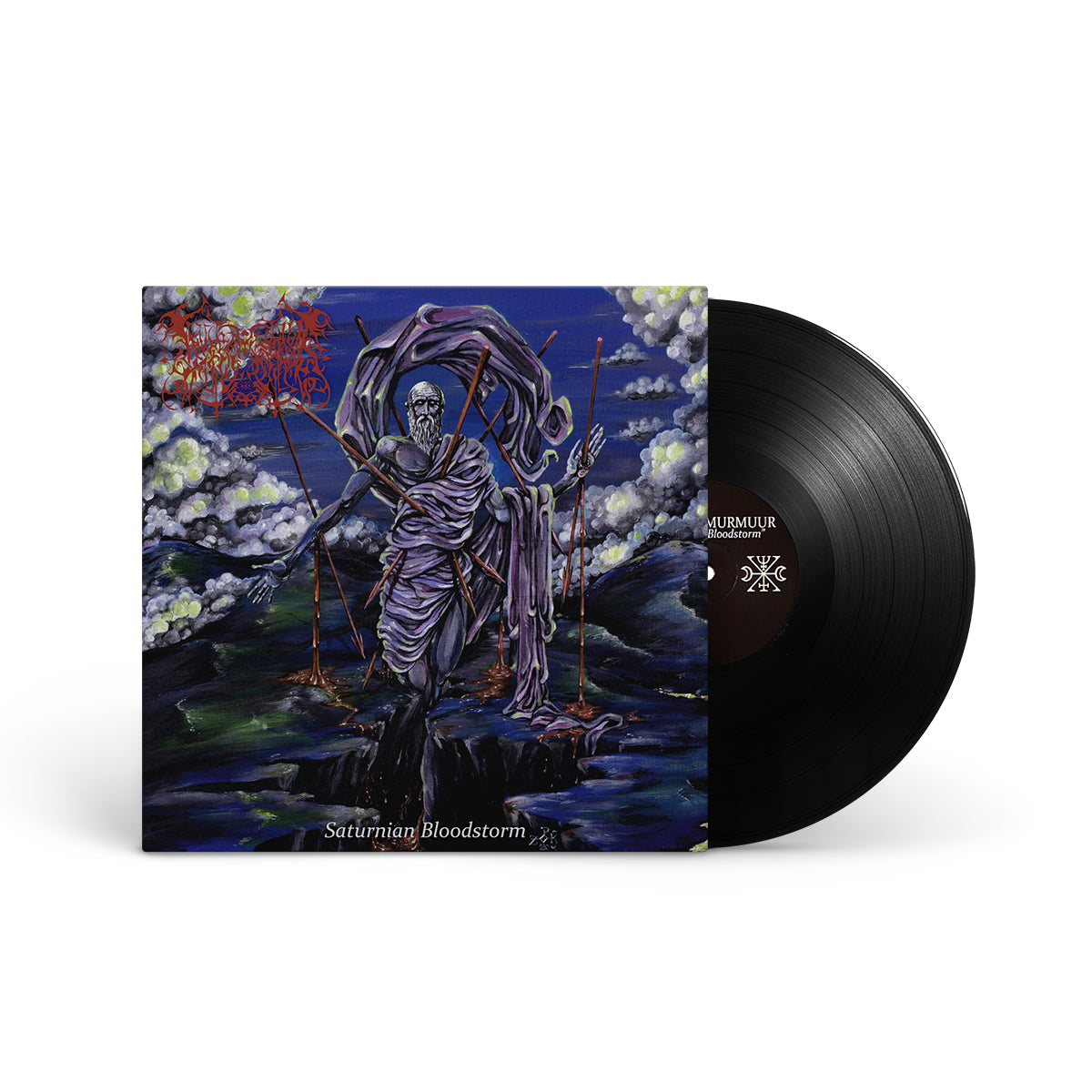 LAMP OF MURMUUR &quot;Saturnian Bloodstorm&quot; LP BLACK