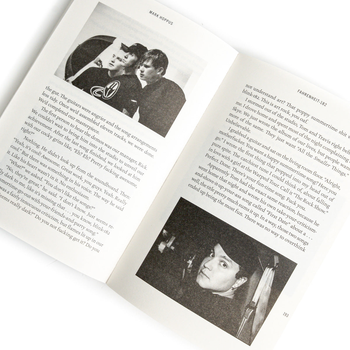 MARK HOPPUS &quot;Fahrenheit-182&quot; Book