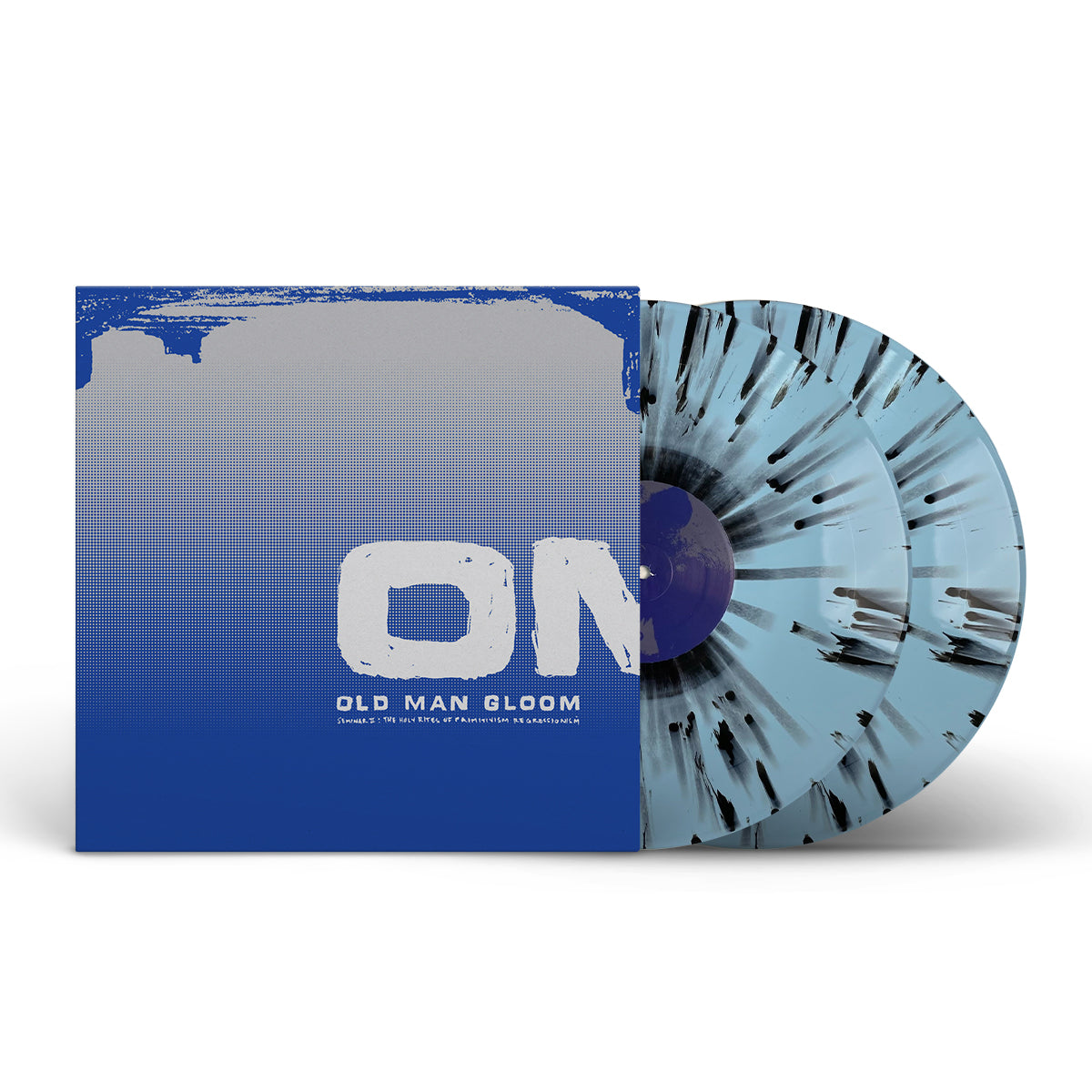 OLD MAN GLOOM &quot;Seminar II: The Holy Rights Of Primitivism Regressionism&quot; 2xLP BLACK MOLD 80S DENIM SPLATTER