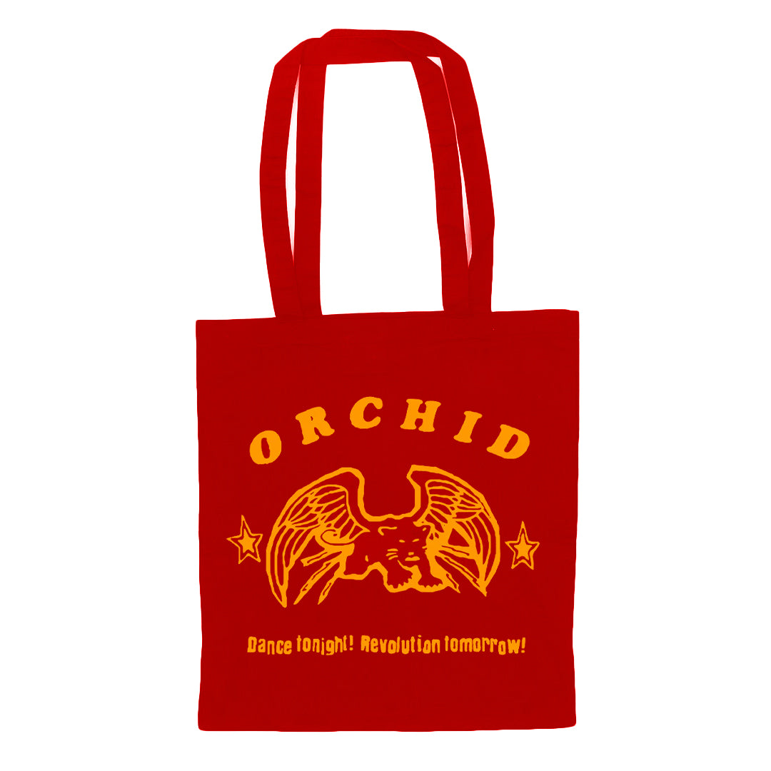 ORCHID &quot;Dance Tonight! Revolution Tomorrow&quot; Tote Bag