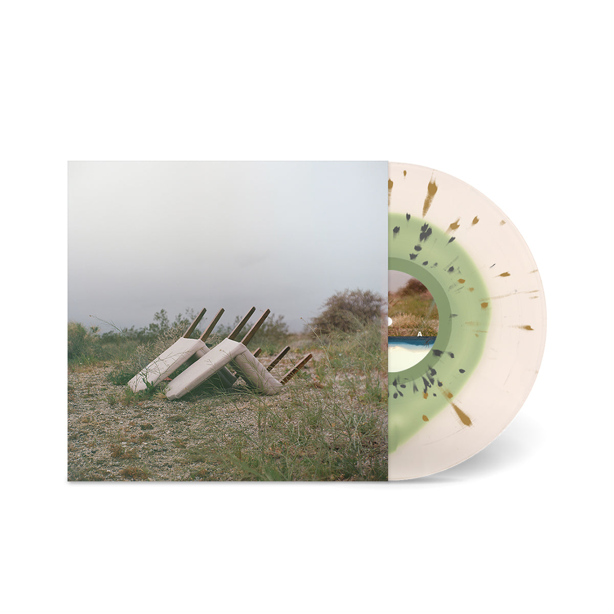 PLANNING FOR BURIAL &quot;It&#39;s Closeness, It&#39;s Easy&quot; LP CLOUDY CLEAR GREEN W SILVER &amp; GOLD SPLATTER (EG EXCLUSIVE)