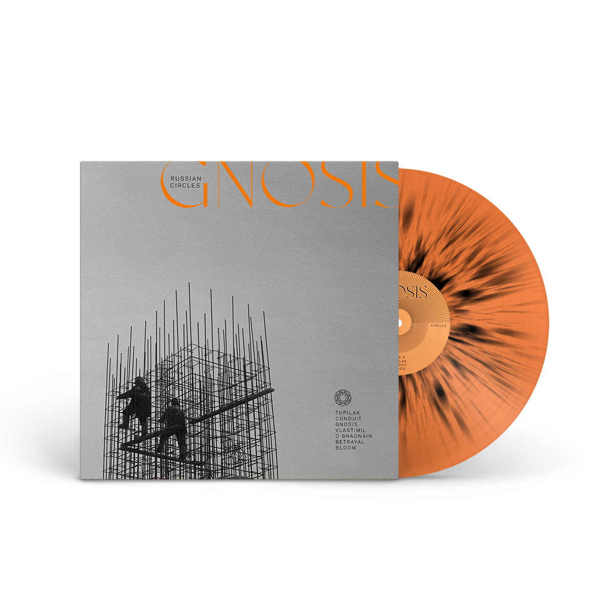 RUSSIAN CIRCLES &quot;Gnosis&quot; LP ORANGE W BLACK SPLATTER