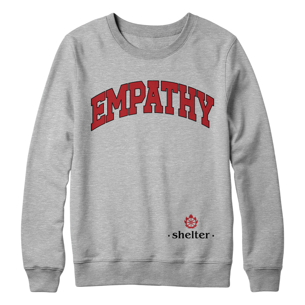 SHELTER &quot;Empathy - Grey&quot; Crewneck