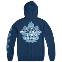 SHELTER &quot;Metamorphosis - Navy&quot; Hoodie
