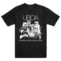 UBOA &quot;Catgirls - White&quot; T-Shirt
