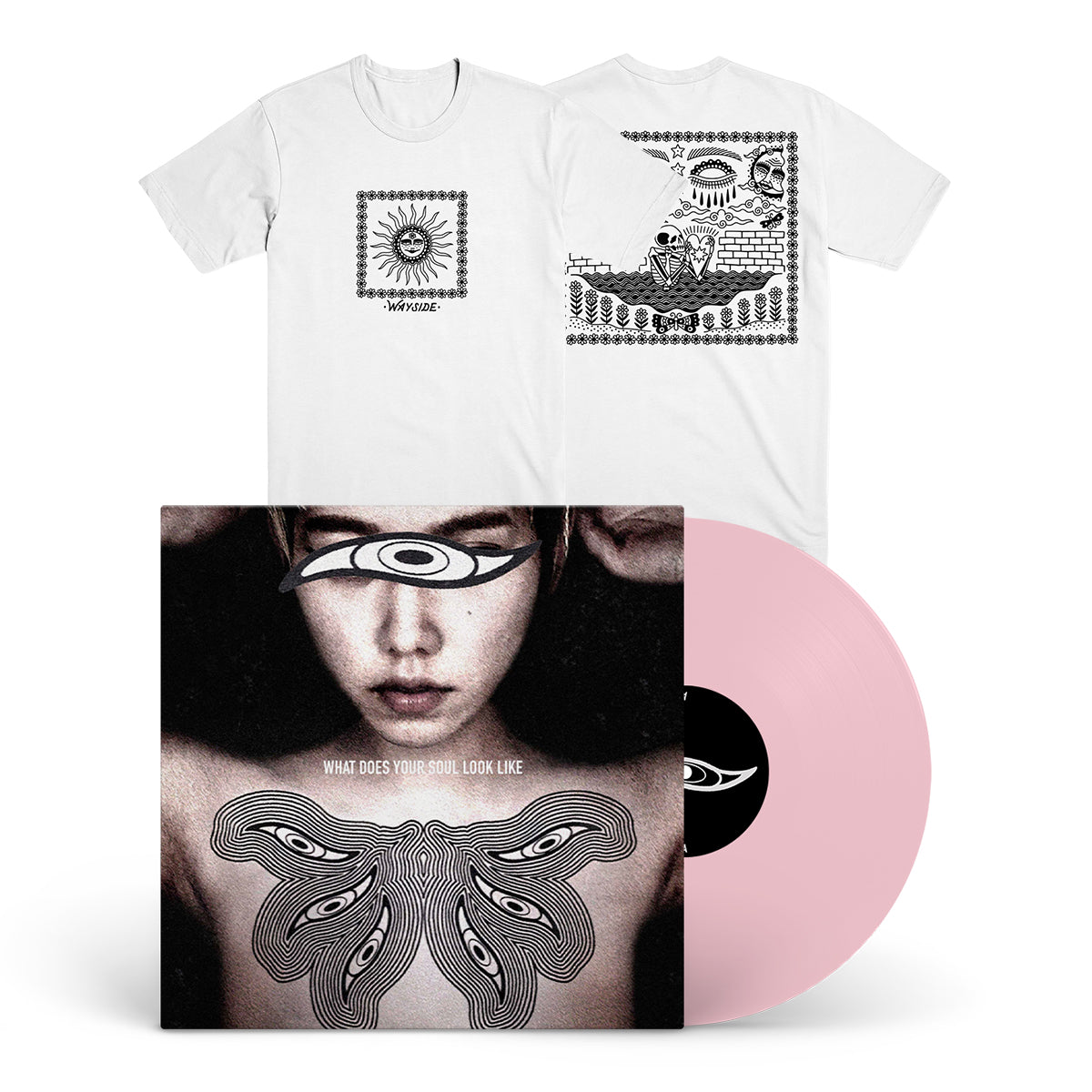 WAYSIDE &quot;What Does Your Soul Look Like&quot; LP + T-Shirt Bundle
