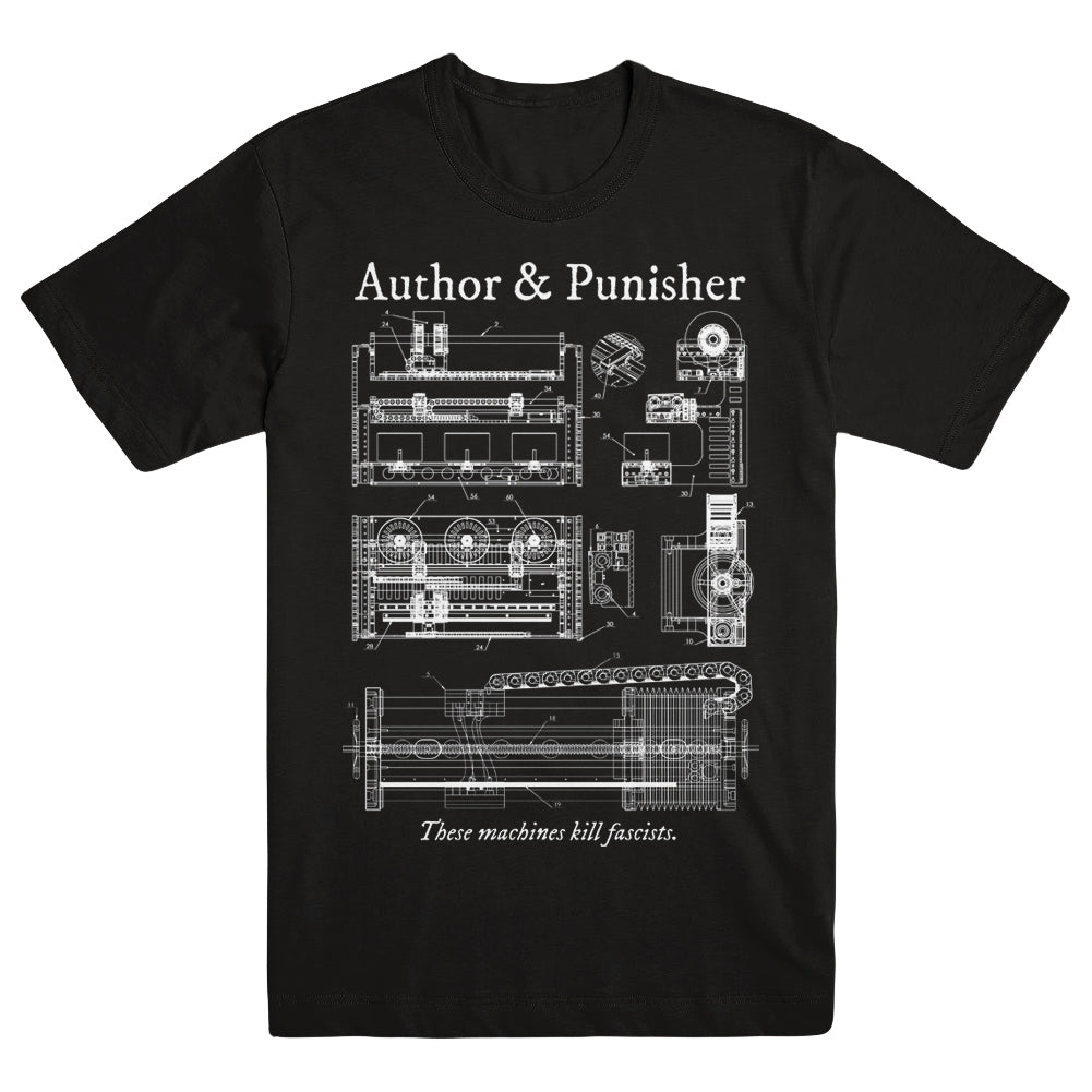 AUTHOR &amp; PUNISHER &quot;These Machines Kill Fascists&quot; T-Shirt