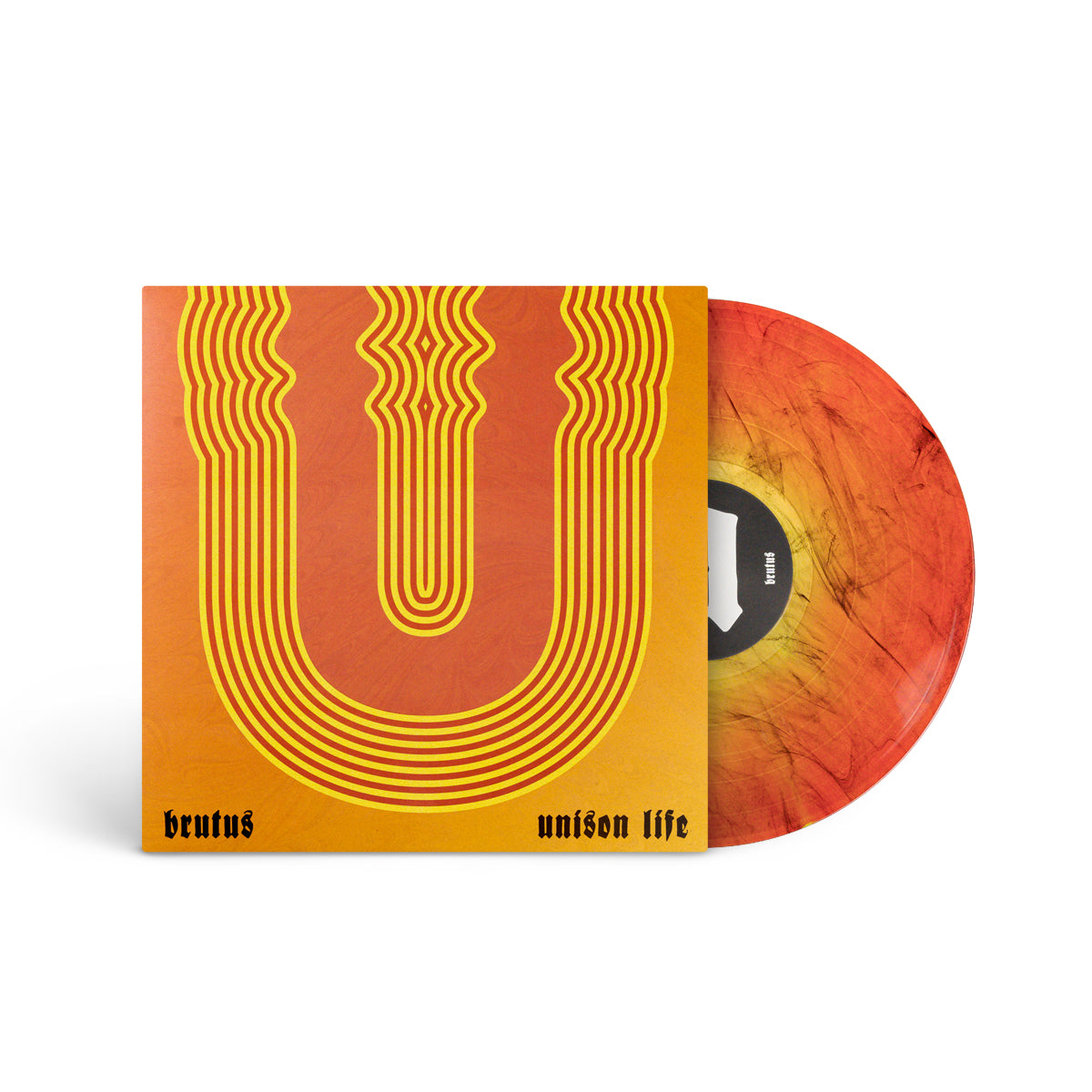 BRUTUS &quot;Unison Life&quot; LP YELLOW RED FADE