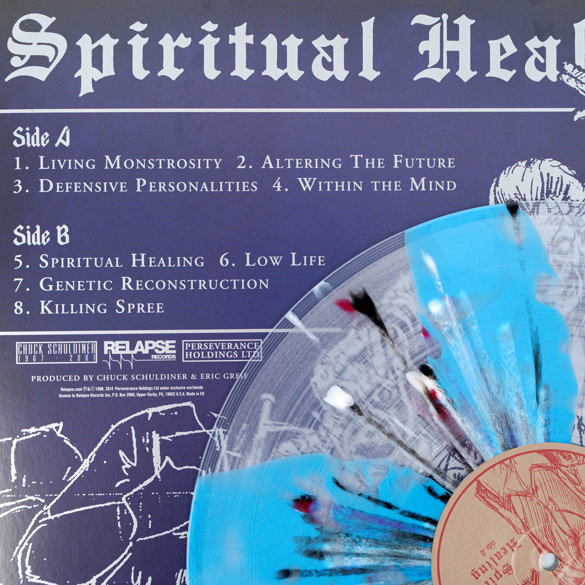 DEATH &quot;Spiritual Healing (Reissue)&quot; LP