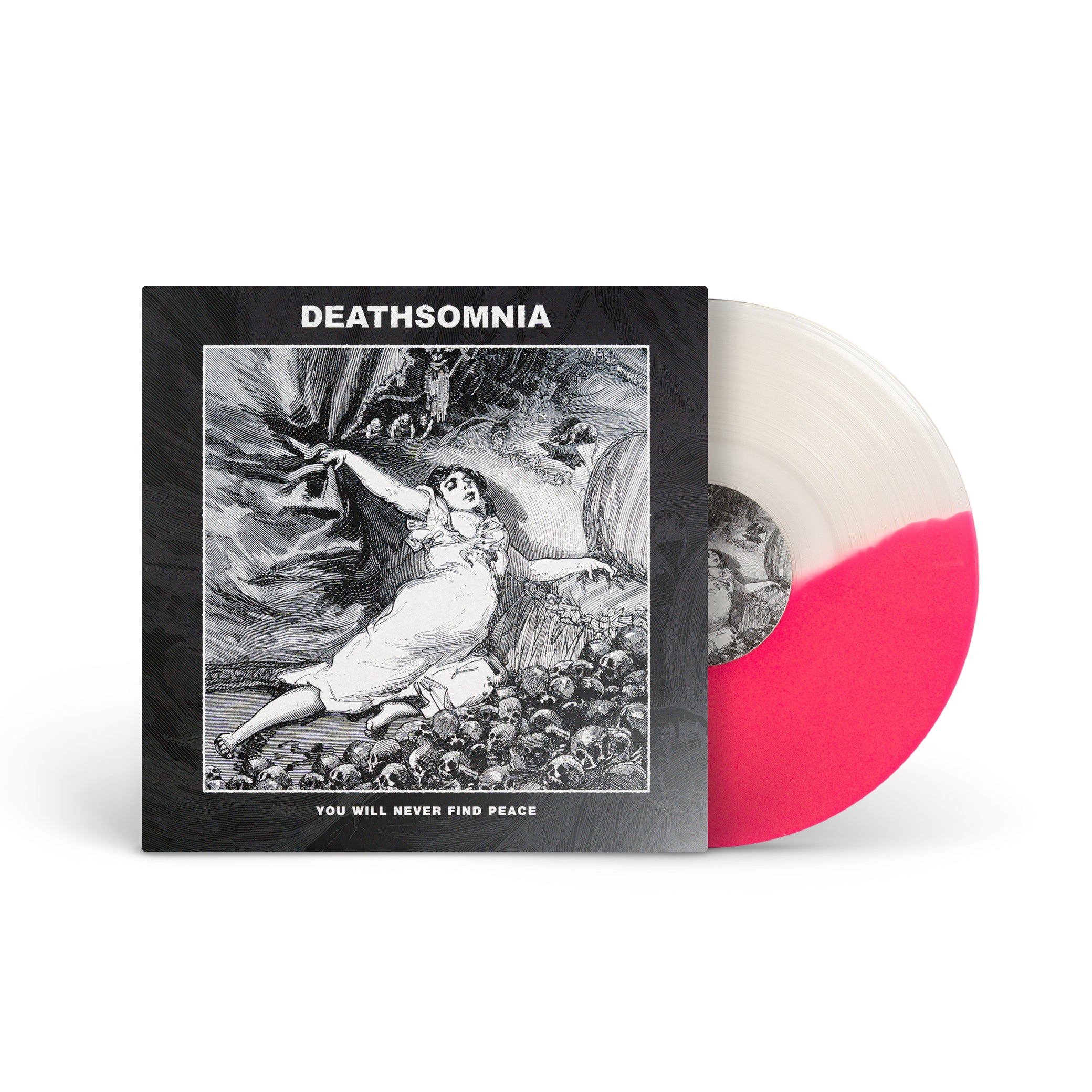 DEATHSOMNIA &quot;You Will Never Find Peace&quot; LP CLEAR PINK (180G)
