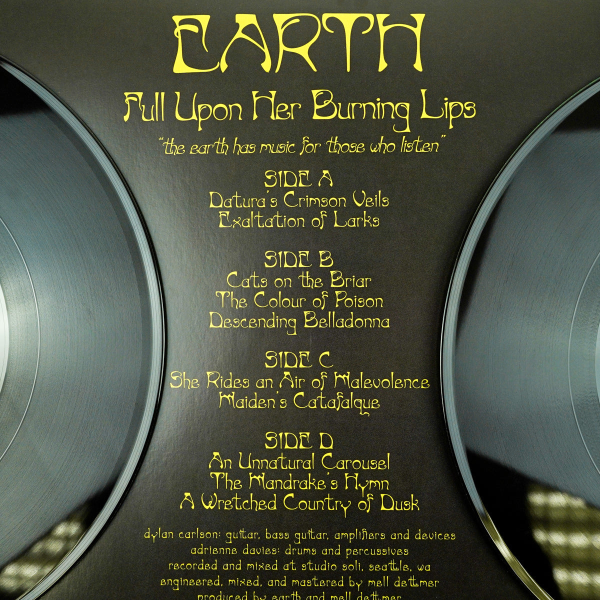 EARTH &quot;Full Upon Her Burning Lips&quot; 2xLP