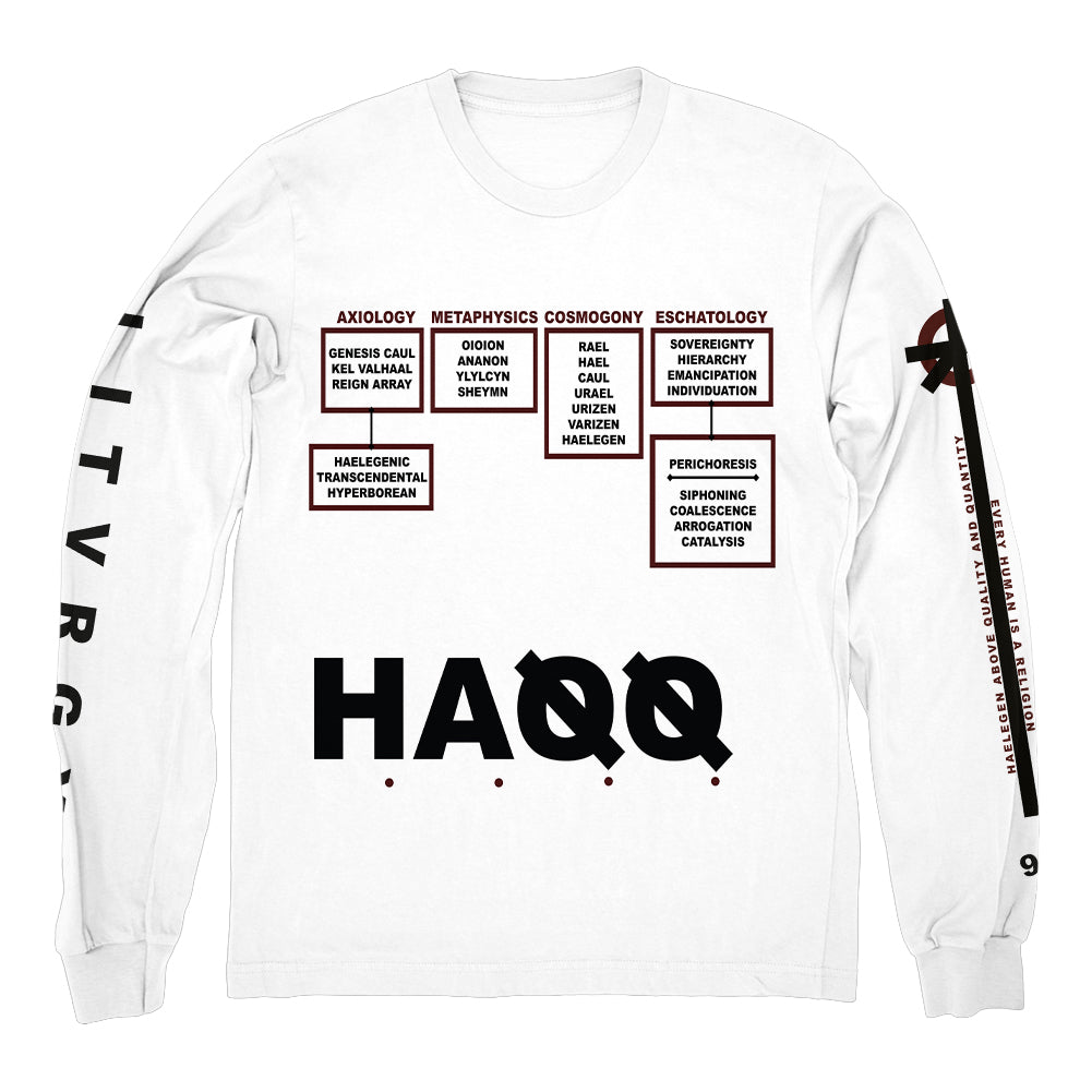LITURGY &quot;HAQQ - White&quot; Longsleeve