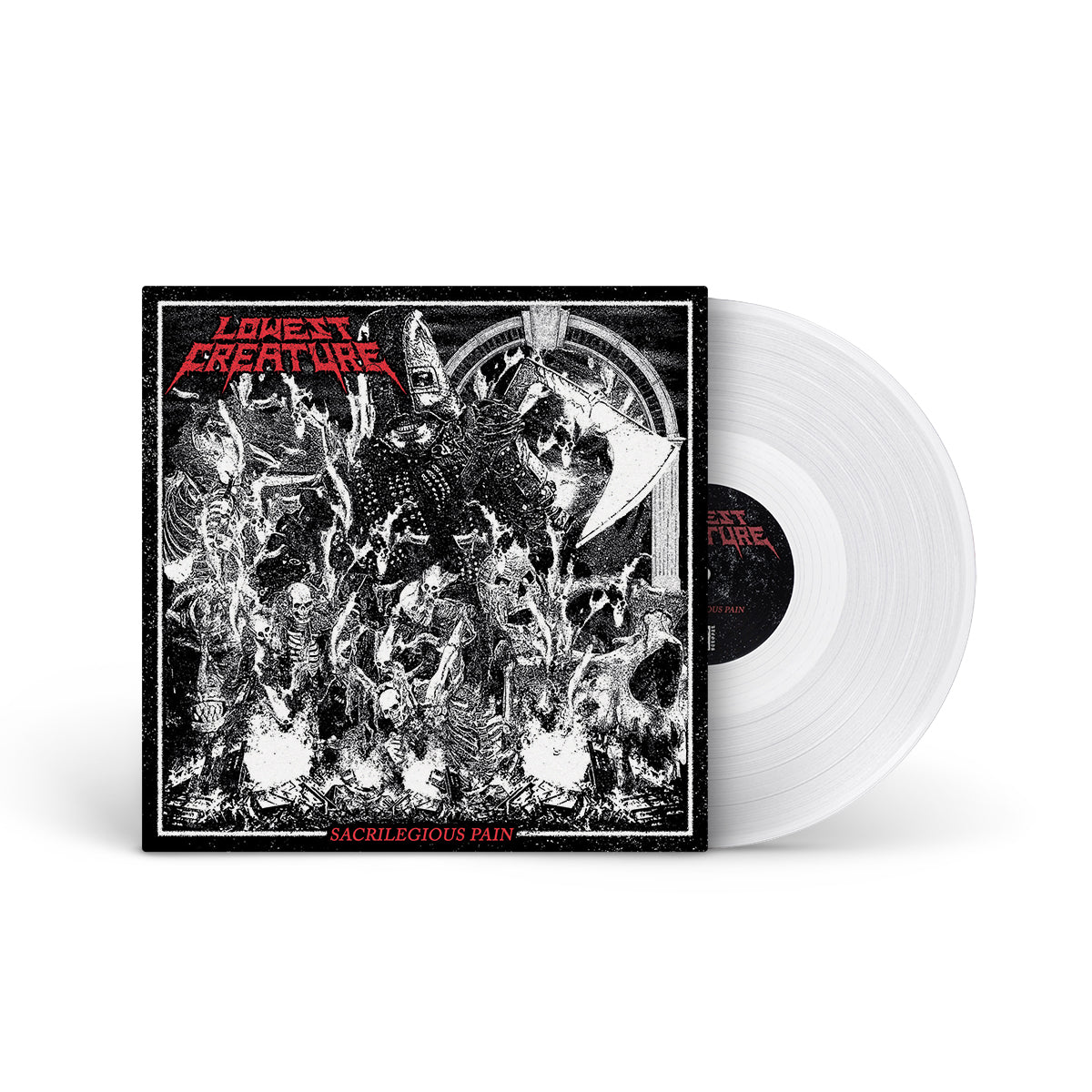 LOWEST CREATURE &quot;Sacrilegious Pain&quot; LP ULTRA CLEAR