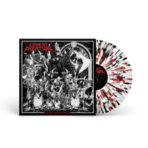 LOWEST CREATURE &quot;Sacrilegious Pain&quot; LP CLEAR W RED WHITE &amp; BLACK SPLATTER