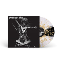 PRIMITIVE MAN &quot;Insurmountable&quot; 12&quot; CLEAR BLACK STRIPED W GOLD SPLATTER